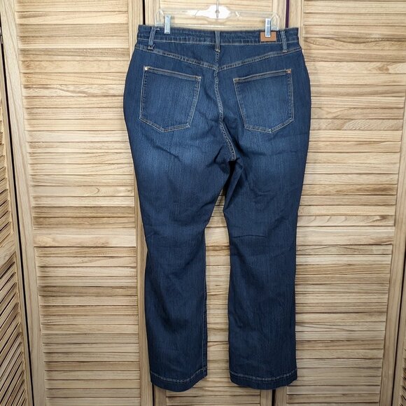 Judy Blue Carson City Flare Fit Dark Blue Denim Jeans JB8897 Size 20W - Picture 9 of 15